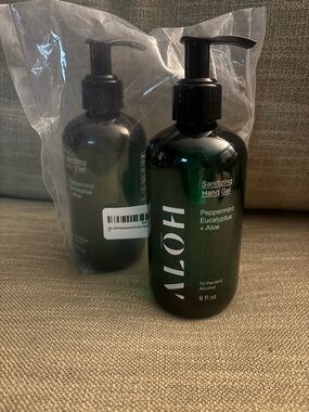 Aloh Peppermint Eucalyptus + Aloe Sanitizing Hand Gel - Set of 2